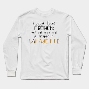 Fluent French Long Sleeve T-Shirt